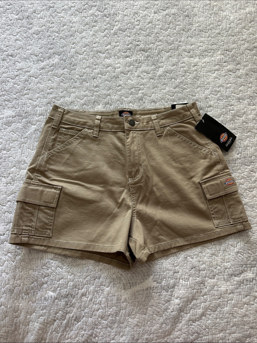 Dickies Tan Cargo Work Shorts — Women's Style